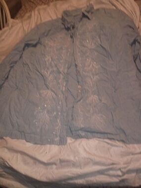 Classic Elements Light Blue Women's Shirt with Subtle Stitching